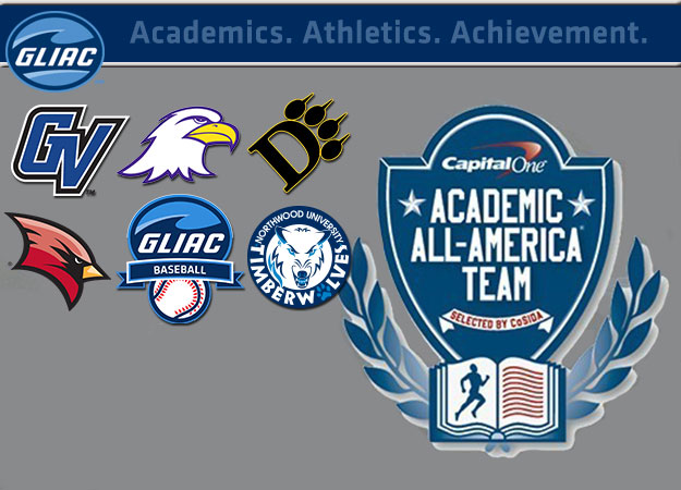 Eight GLIAC Baseball Players Named CoSIDA Academic All-District