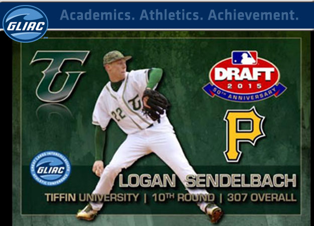 Tiffin's Logan Sendelbach Drafted in 10th Round by Pittsburgh