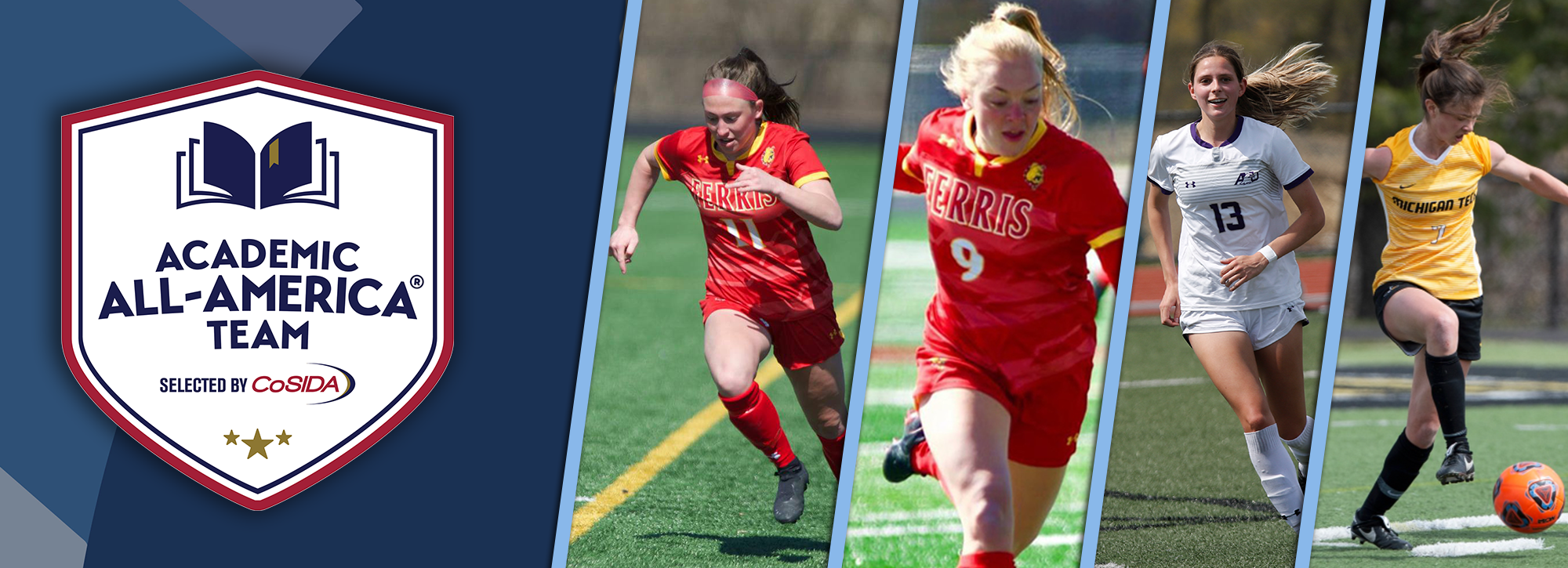 Four Women's Soccer Standouts Named CoSIDA Academic All-American