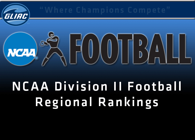 NCAA Super Region #3 Football Rankings Include Five GLIAC Schools