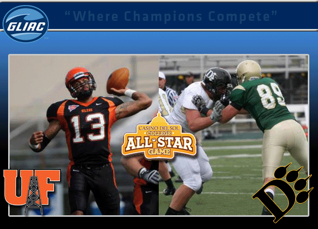 Two GLIAC Football Players Selected to Play in the Casino Del Sol College Football All-Star Game