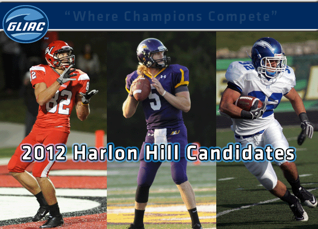 Three GLIAC Players Named Candidates for the 2012 Harlon Hill Award As D-II Football's Player of the Year