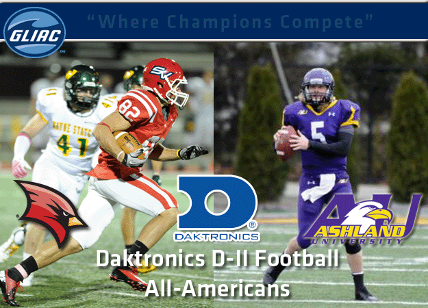 SVSU's Janis and Ashland's Housewright Named Daktronics D-II Football All-Americans