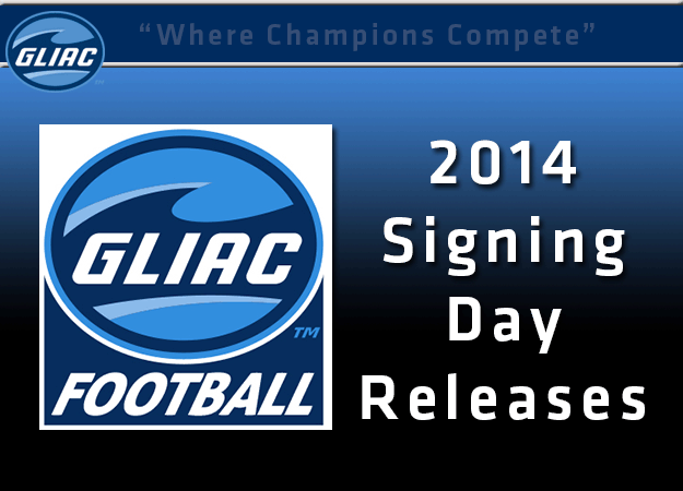 2014 GLIAC Football Signing Day Releases