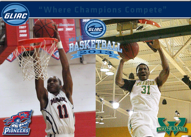 WSU's Hollingsworth and MU's Elliott Chosen As GLIAC Men's Basketball North and South Division "Players of the Week", Respectively