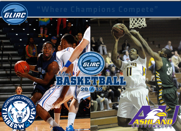 Northwood's Lewis and Ashland's Yates Chosen As GLIAC Men's Basketball North and South Division "Players of the Week", Respectively