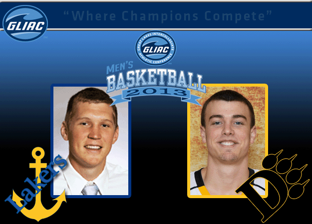 Lake State's Billing and Ohio Dominican's Minch Chosen As GLIAC Men's Basketball North and South Division "Players of the Week", Respectively