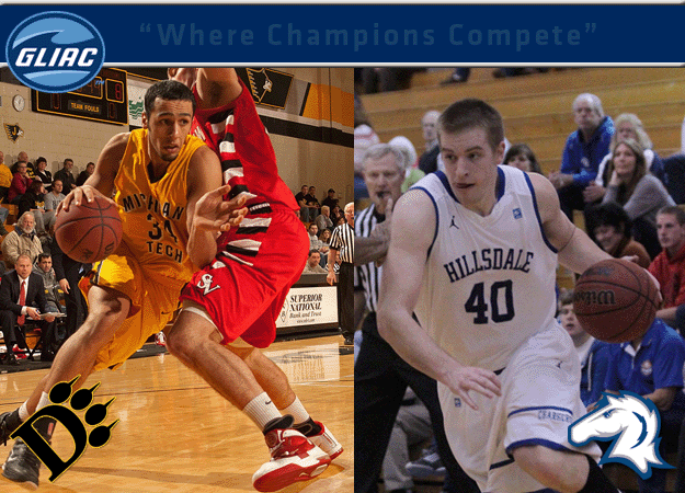MTU's Haidar and HC's Dezelski Chosen As GLIAC Men's Basketball North and South Division "Players of the Week", Respectively