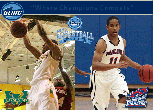 WSU's Larkin and MU's Elliott Chosen As GLIAC Men's Basketball North and South Division "Players of the Week", Respectively