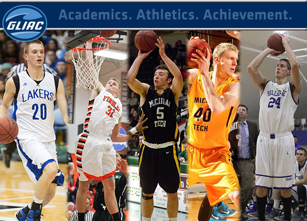 Five GLIAC Men's Basketball Student-Athletes Named CoSIDA Academic All-District