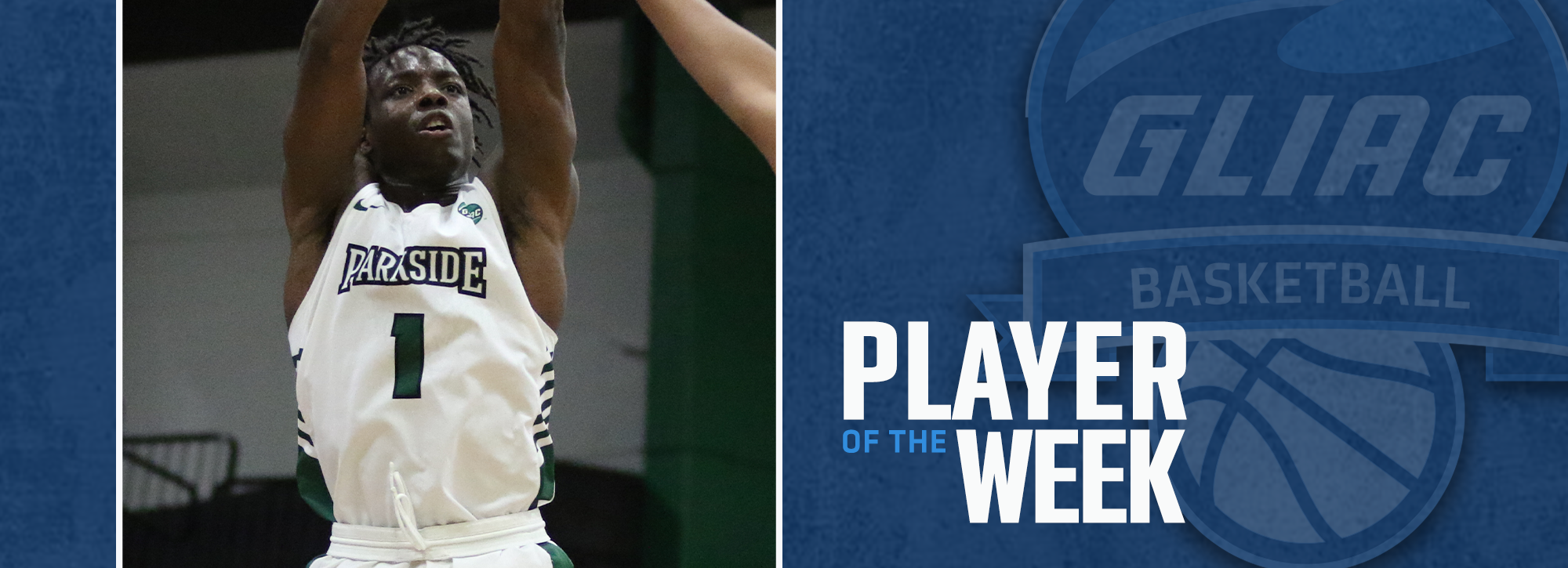 Parkside's Bello earns GLIAC Men's Basketball Player of the Week honors
