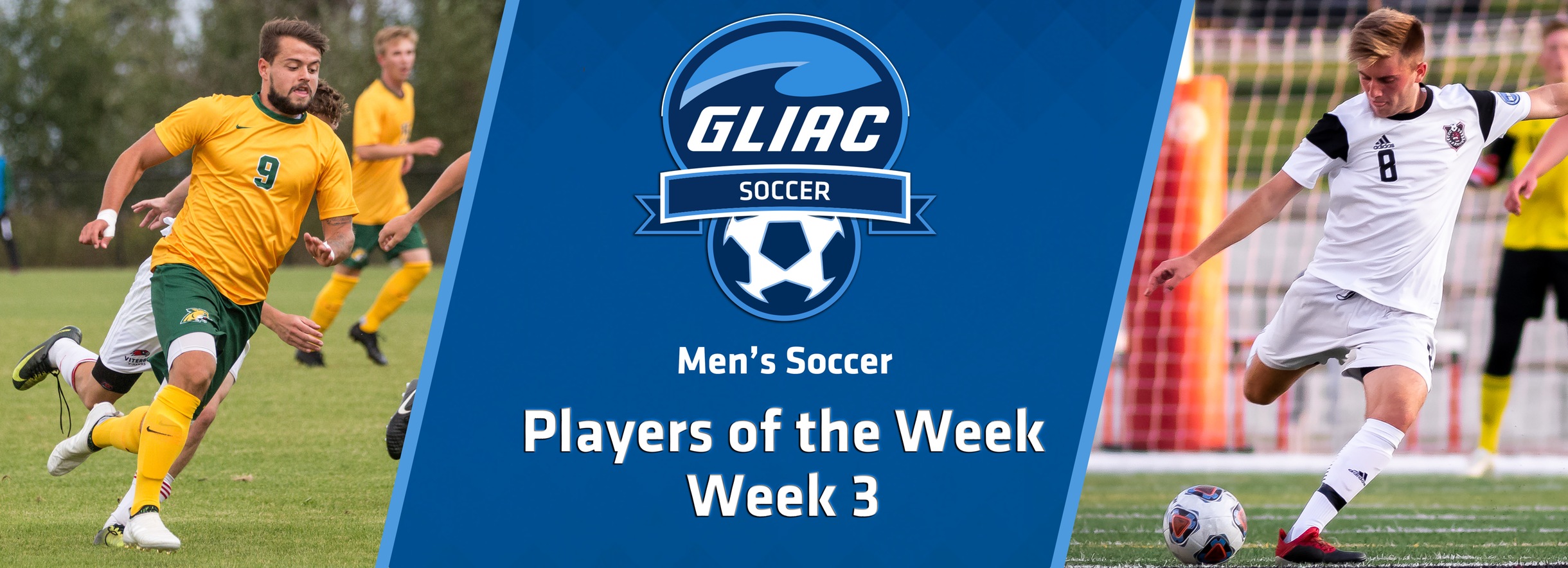 NMU's Lippert and DU's O'Riordan Claim GLIAC Men's Soccer Weekly Honors