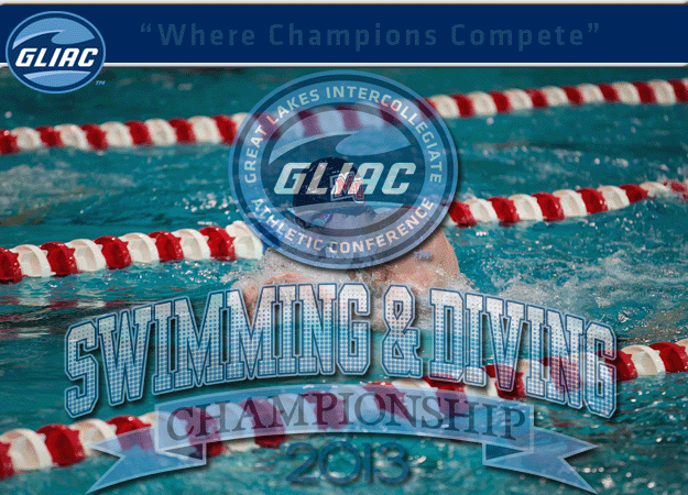 Wayne State Maintains Leads After Day 2 of the 2013 GLIAC Men's and Women's Swimming & Diving Championships