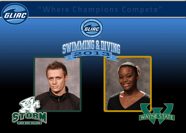 WS's Kortman and LE's Cizmar Named GLIAC Women's and Men's Swimming & Diving "Athletes of the Week," respectively