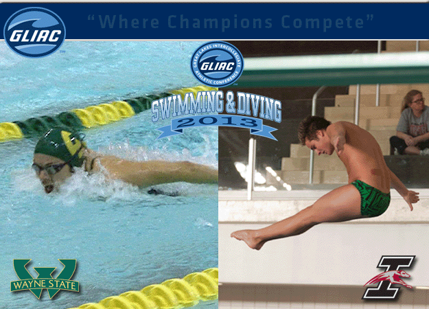 WSU's Azambuja and UIndy's Offutt Named GLIAC Women's and Men's Swimming & Diving "Athletes of the Week," respectively