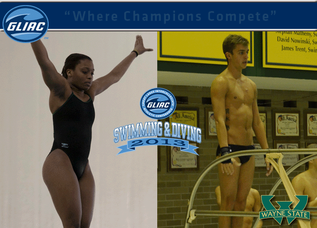 Wayne State's Kortman and Driesenga Named GLIAC Women's and Men's Swimming & Diving "Athletes of the Week," respectively