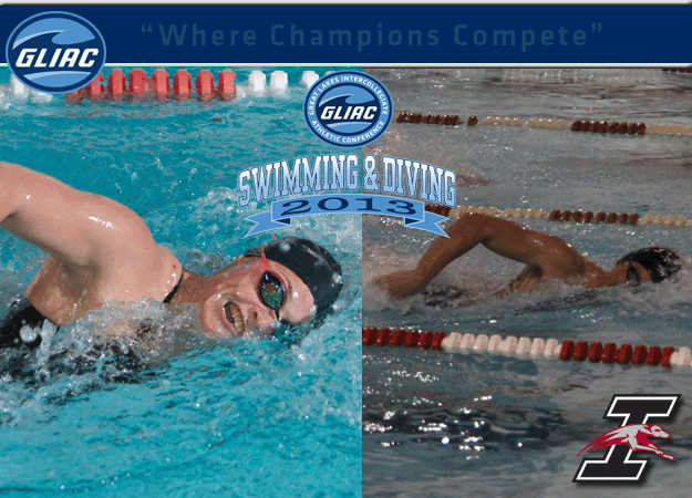 UIndy's Donahue and Rybinski Named GLIAC Women's and Men's Swimming & Diving "Athletes of the Week," respectively