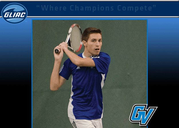 Grand Valley's Bryan Hodges Named GLIAC Men's Tennis "Athlete of the Week"