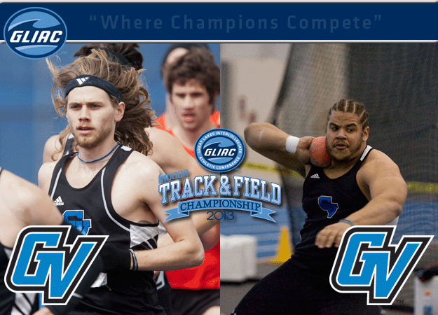 GVSU's Larry Julson and Matt Armstrong Chosen As GLIAC Men's Indoor Track & Field "Athletes of the Week"