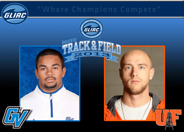 UF's Sanders and GVSU's Thornton Chosen As GLIAC Men's Indoor Track & Field "Athletes of the Week"