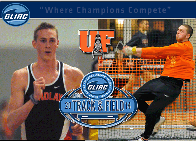 Findlay's Webster and  Welch Chosen As GLIAC Men's Indoor Track & Field "Athletes of the Week"