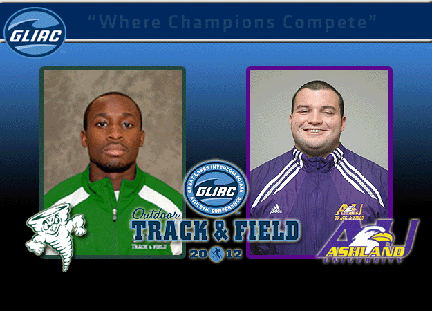 Lake Erie's Robinson and Ashland's Loughney Chosen As GLIAC Men's Outdoor Track & Field "Athletes of the Week"