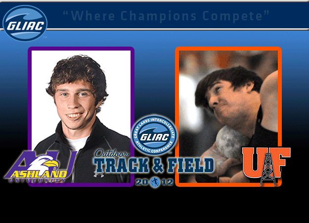 Ashland's Windle and Findlay's Vicars Chosen As GLIAC Men's Outdoor Track & Field "Athletes of the Week"