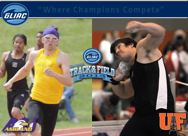 Ashland's Horn and Findlay's Vicars Chosen As GLIAC Men's Outdoor Track & Field "Athletes of the Week"