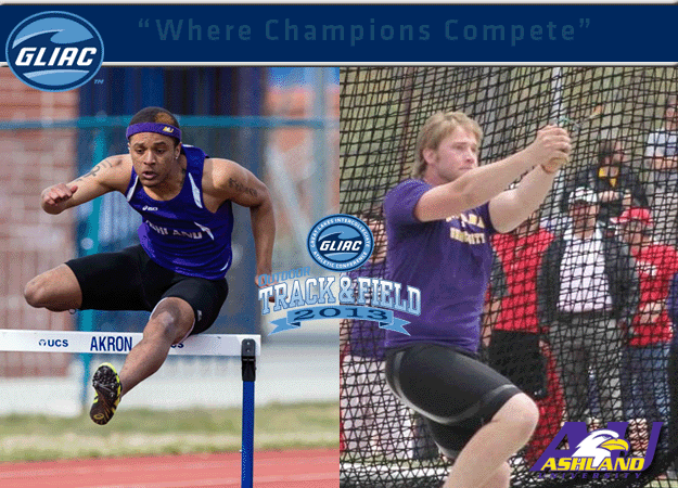 Ashland's Owens and Grey Chosen As GLIAC Men's Outdoor Track & Field "Athletes of the Week"