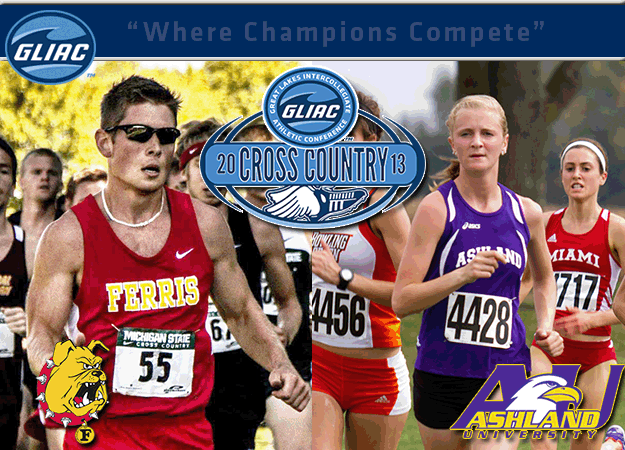 Ferris State's Brandon Cushman and Ashland's Delainey Phelps Chosen As GLIAC Men's & Women's Cross Country "Runners of the Week", Respectively