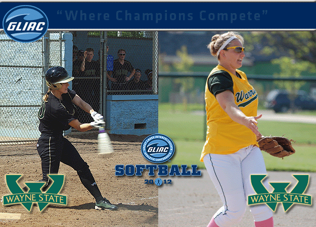 Wayne State's Stephanie Foreman and Sam Cain Chosen As GLIAC Softball "Player of the Week" and  "Pitcher of the Week", respectively