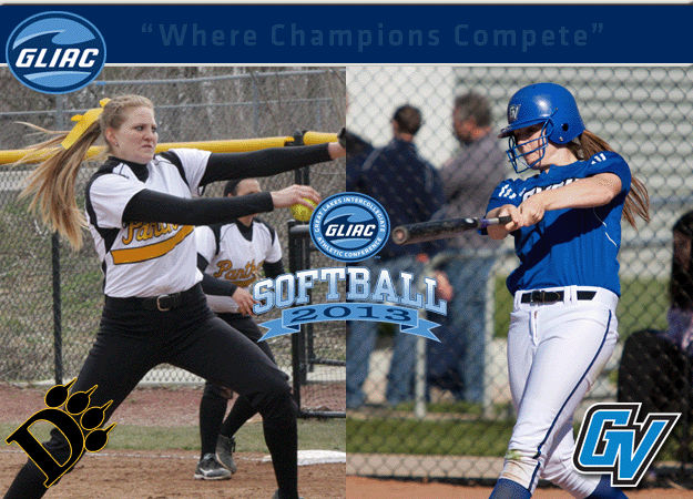 GVSU's Jones and ODU's Stanzel Chosen As GLIAC Softball "Player of the Week" and  "Pitcher of the Week", respectively