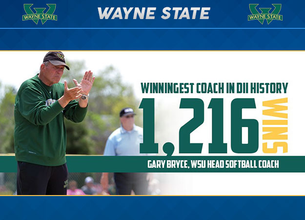 Wayne State Softball Coach Bryce Becomes All-Time NCAA Division II Leader With 1,216 Wins