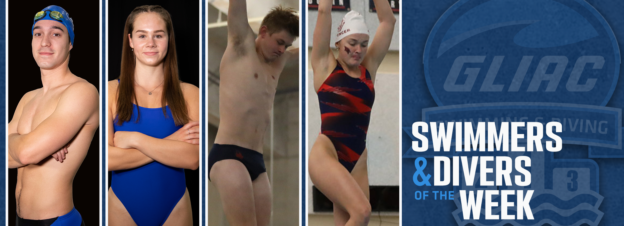 GLIAC recognizes men's and women's swimmers and divers of the week