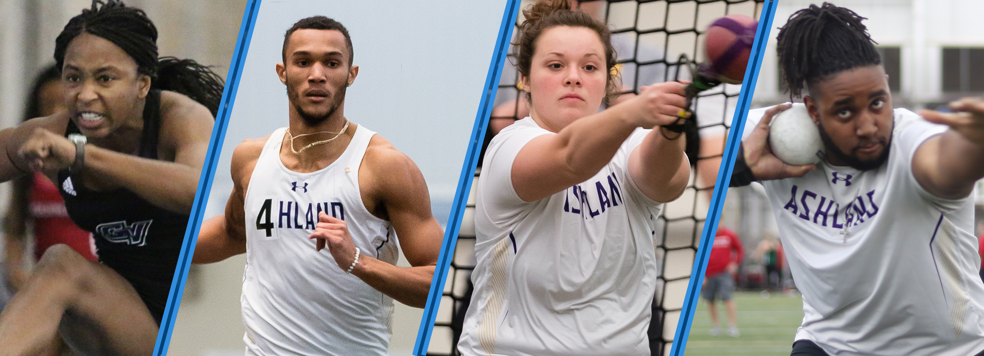 Ashland's Pringle, Helenthal and Hill, and GVSU's Wiggins are Week 5 track and field top athletes