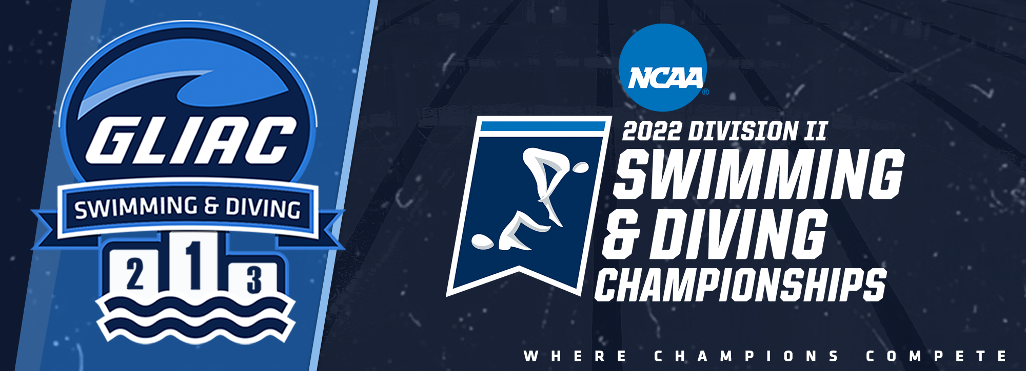 GSVU's Segard and NMU's Zach win individual titles at the 2022 NCAA Division II Swimming & Diving Championships