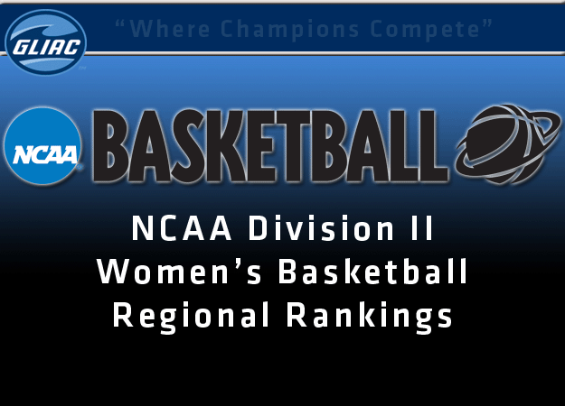 Ashland Remains Atop the NCAA Division II Womens Midwest Regional Rankings; Five Total GLIAC Teams Ranked