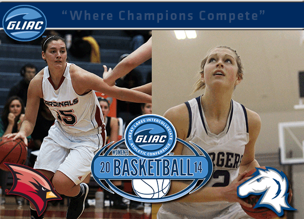 Saginaw Valley State's Carriere and Hillsdale's Fogt Have Been Chosen As GLIAC Women's Basketball North and South Division "Players of the Week," Respectively