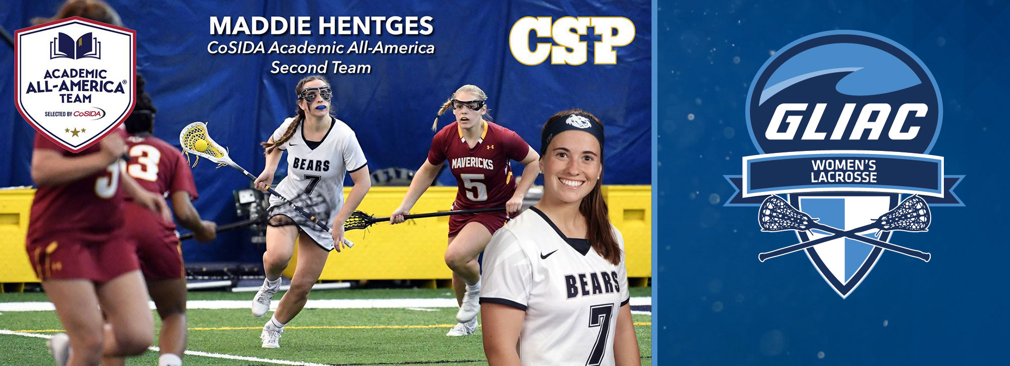 CSP's Maddie Hentges named CoSIDA Academic All-America Second Team