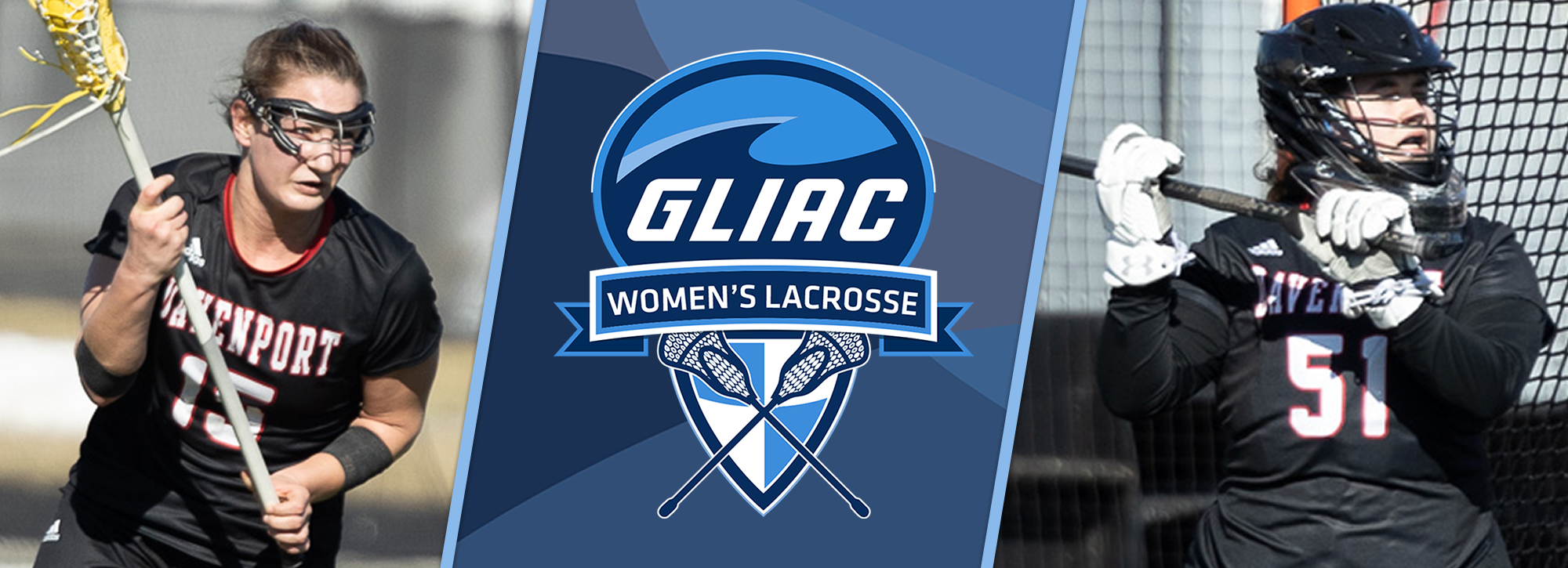 Davenport's Glynn and Latus receive women's lacrosse weekly awards