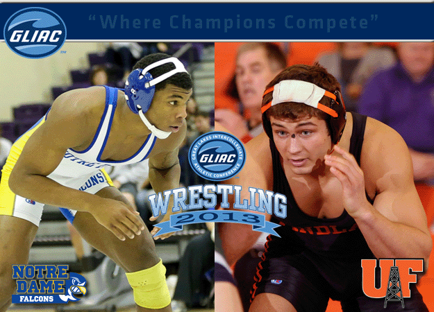 Findlay’s Adam Walter and Notre Dame’s Joey Davis Named 2013 GLIAC "Wrestler of the Year" and "Freshman of the Year,” Respectively
