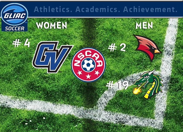 GVSU Women’s Soccer, SVSU & Tiffin Men Ranked in NSCAA Poll