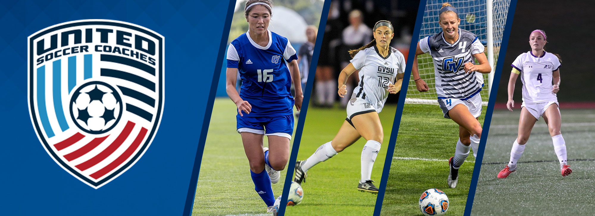 Four #GLIACWSOC Standouts Named United Soccer Coaches All-Americans