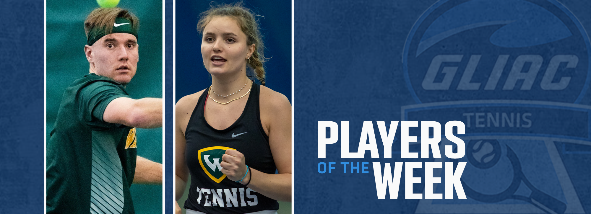 WSU's Grey and Ruyssen recognized with GLIAC Tennis Players of the Week honors