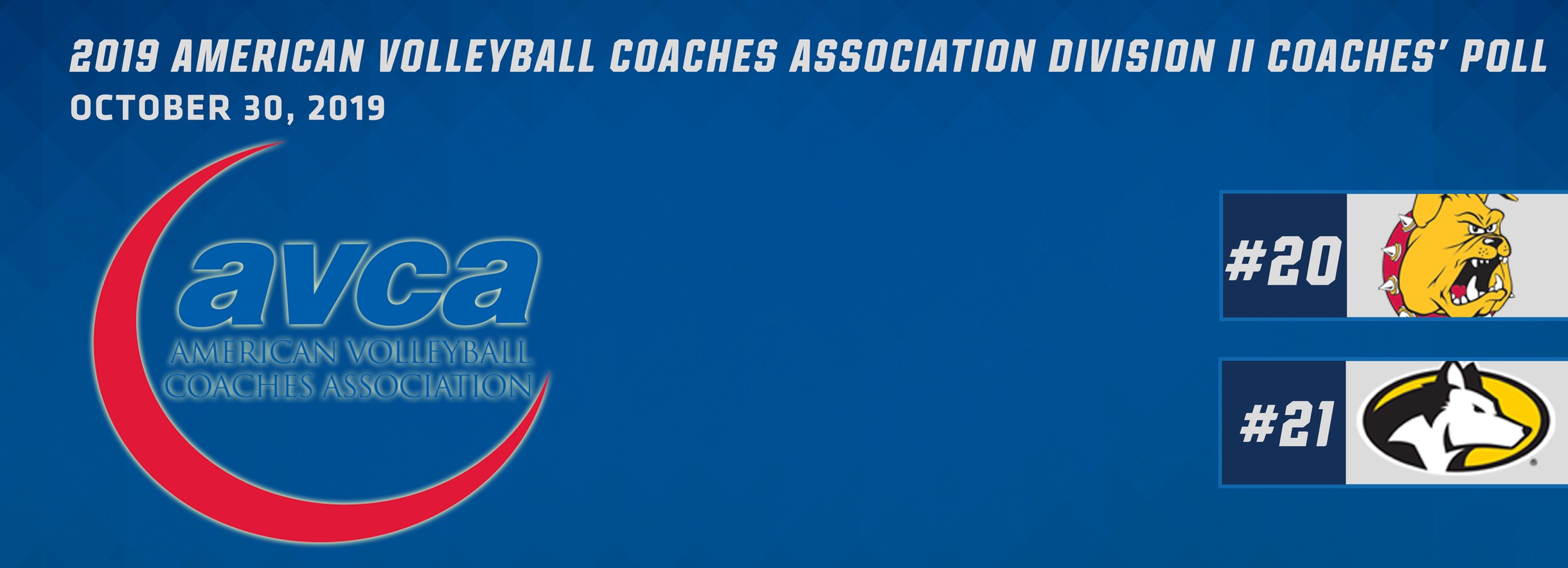 FSU Volleyball Ranked 20th, MTU 21st In AVCA Coaches Poll