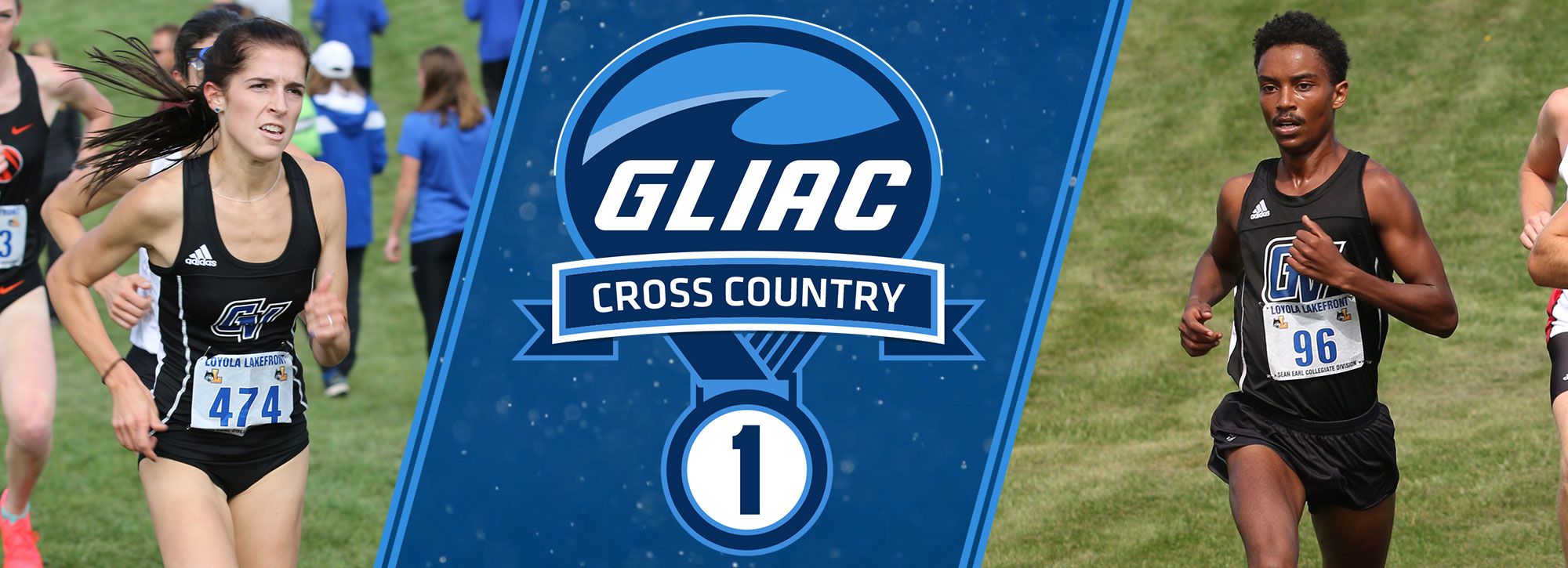 GVSU's Ludge & Woldemichael Sweep GLIAC Cross Country Athlete of the Week Accolades