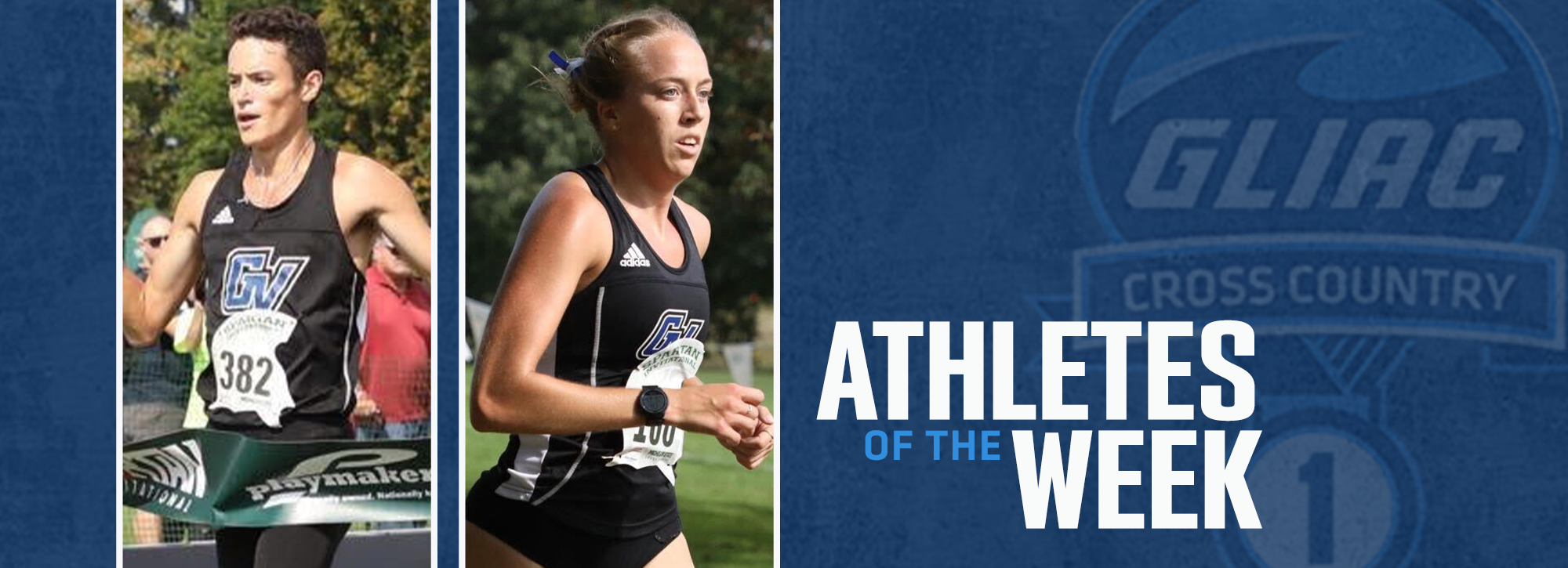 GVSU's Chada and Graber earn athlete of the week honors in cross country
