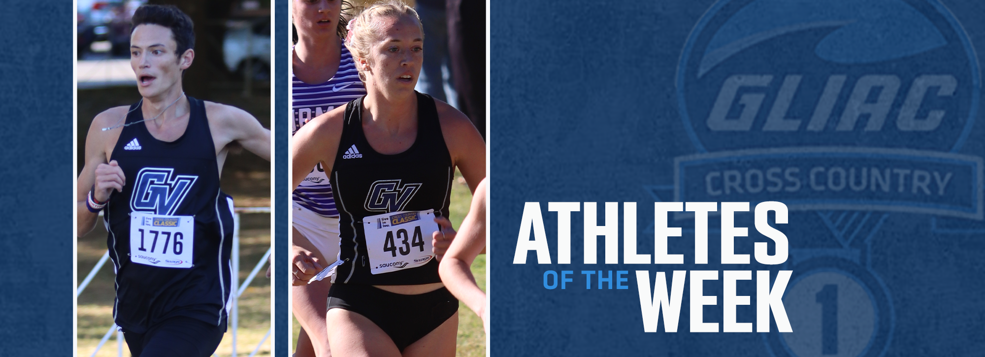 GVSU's Chada and Graber receive athlete of the week honors in cross country